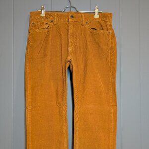 Banana Republic Size 32/30 Orange Corduroy Pants